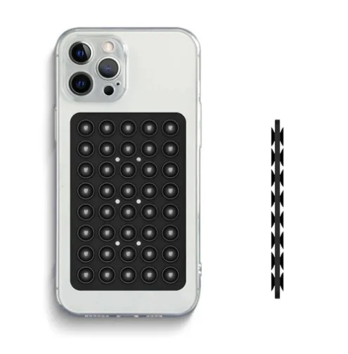 Multi-functional double-sided silicone suction cups 40 pcs square silicone suction cups double-sided suction cups