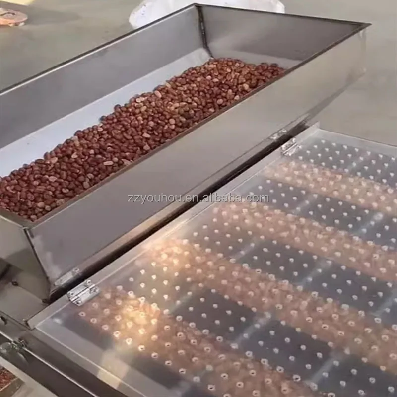 Small peanut inner kernel shelling machine groundnut roaster and peeled equipment peeling