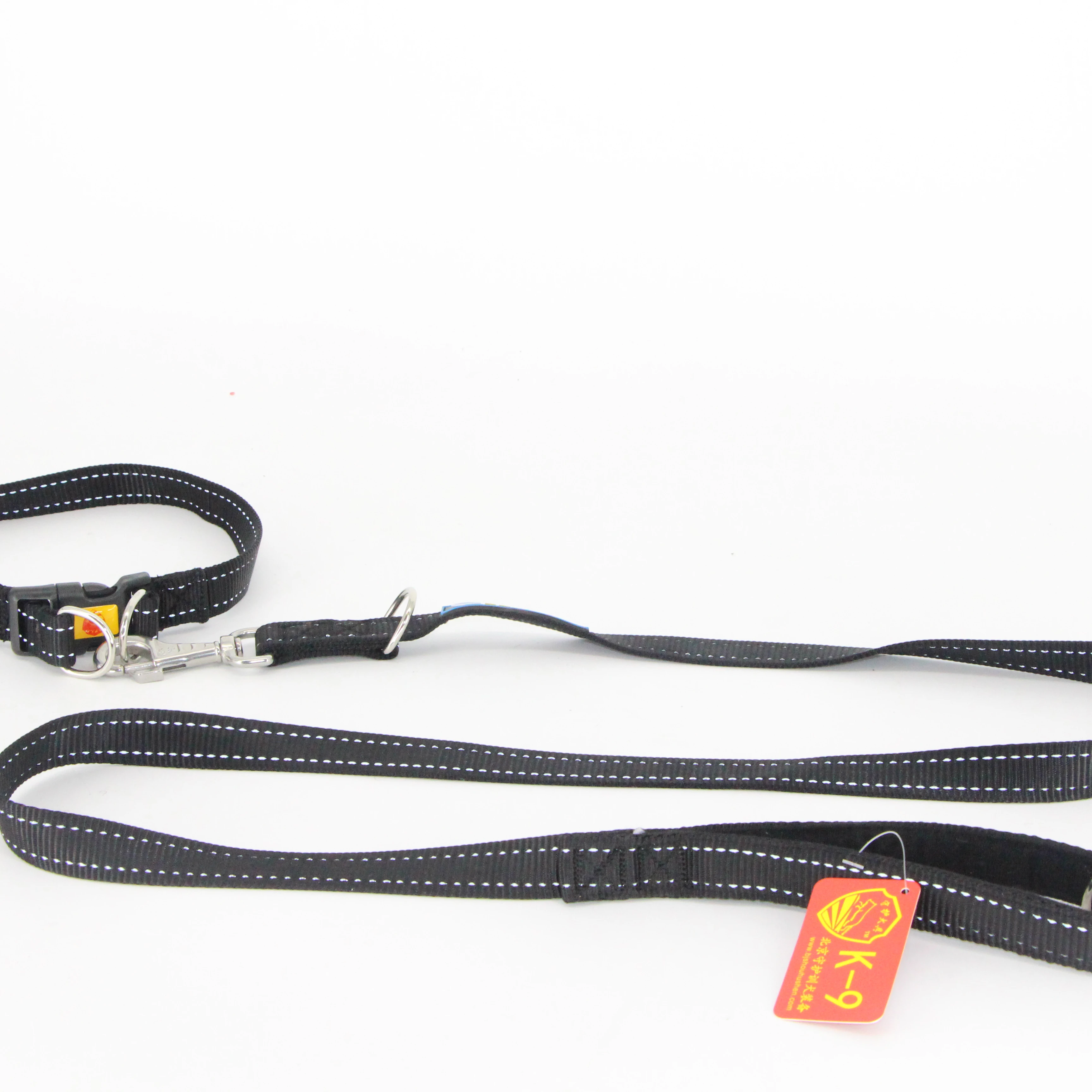 Профессиональный поводок для полиции со стальным крючком, поводок для собак