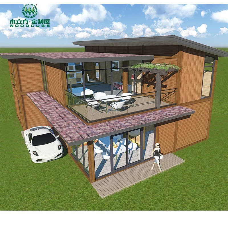 
Prefab-house-villa steel frame building cheap prefab steel frame house 