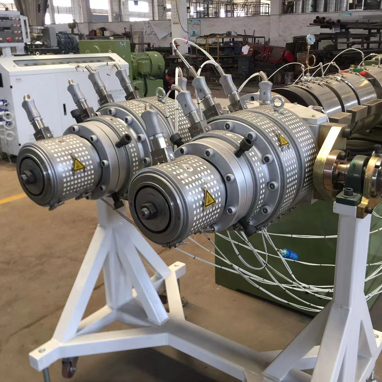 Fosita 16-32mm Two Cavity  PVC Plastic Electric Conduit Pipe Extrusion Making Machine Fully Automatic