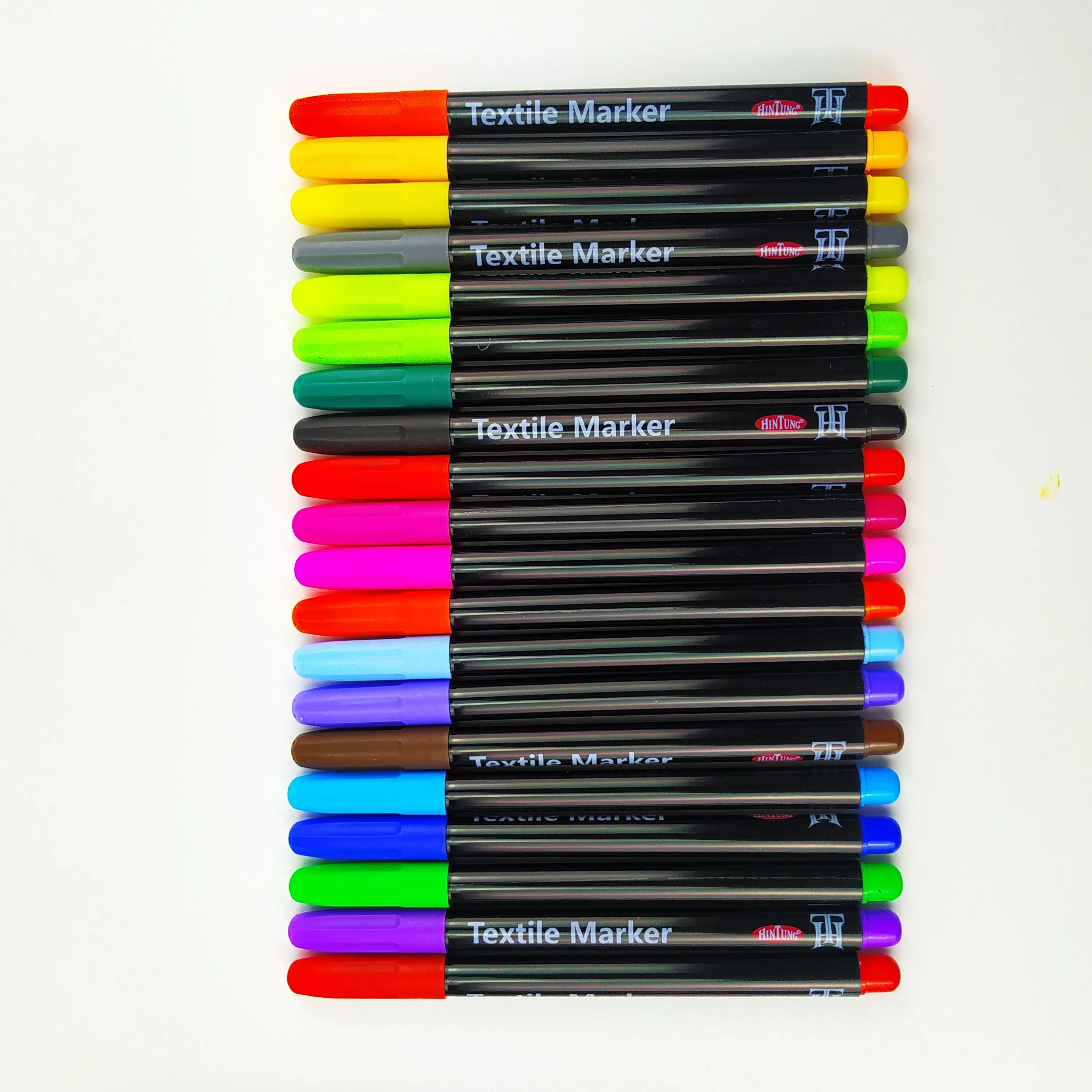 Assorted Colors Non-Washable Textile Permanent Marker Pen Set Fabric Marker For Drawing