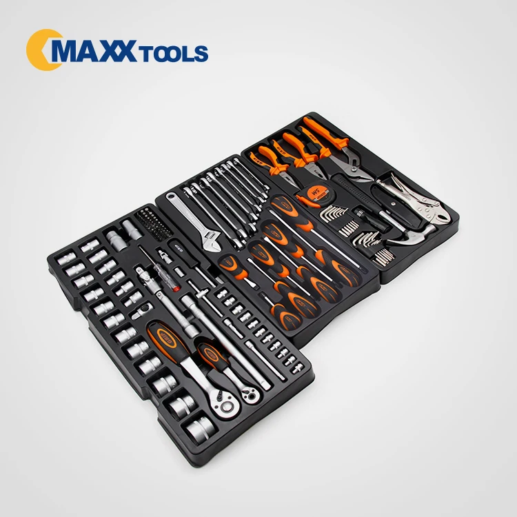 124pcs hand tool set mechanical tool kit Auto repair tools