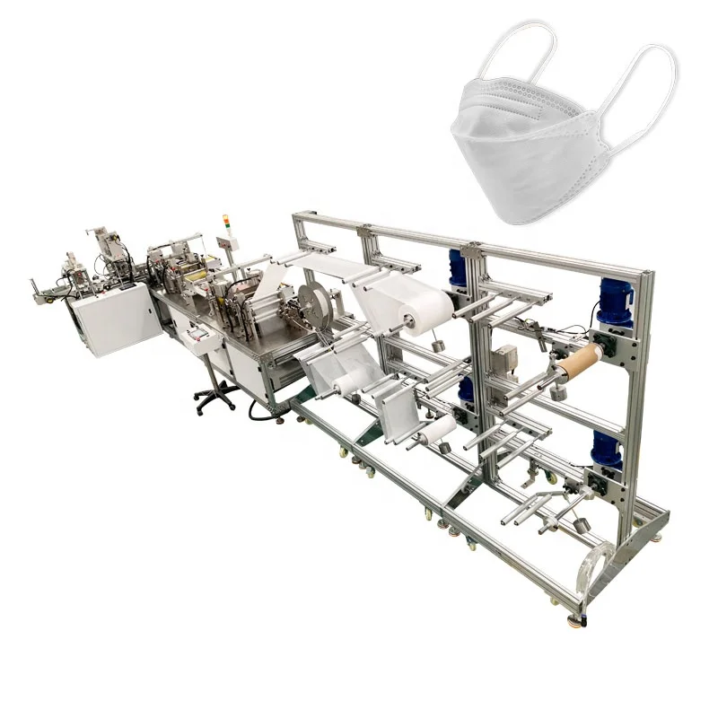 
China fully automatic medical 3D KF94 face mask making machine 