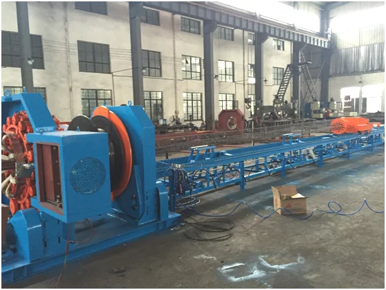 Welding machine for prestressed concrete pole reinforcement cage