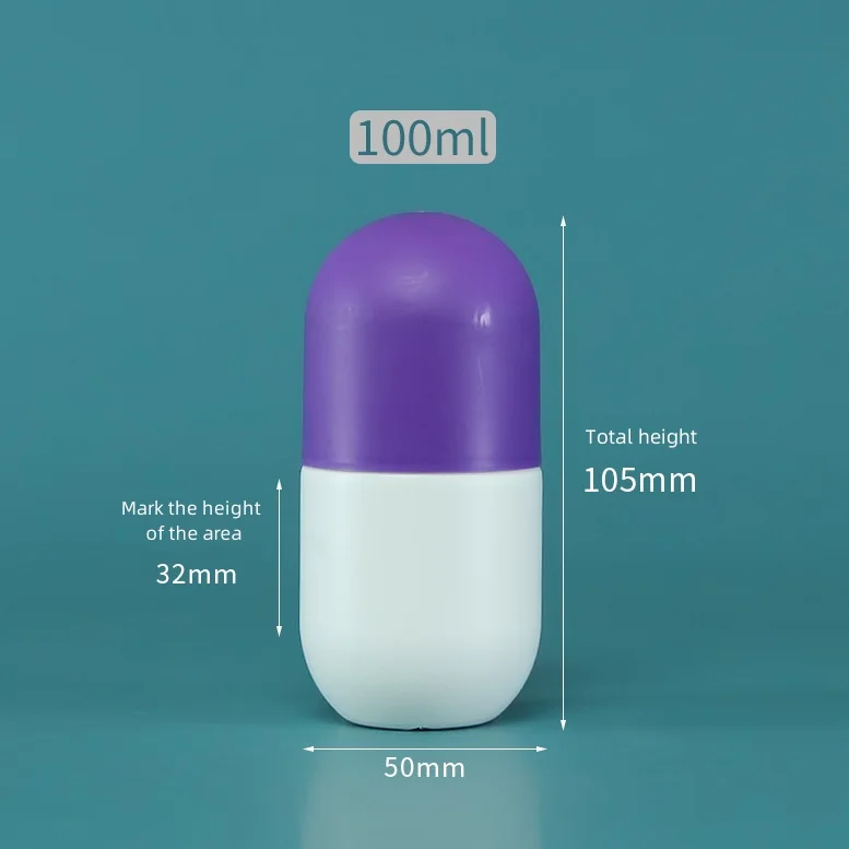 Wholesale PE Empty pet jars for capsules Capsule Medicine Vitamin protein powder container