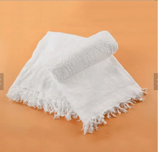 Polyester cotton jacquard terry muslime hajj towel,ihram clothing,prayer clothes