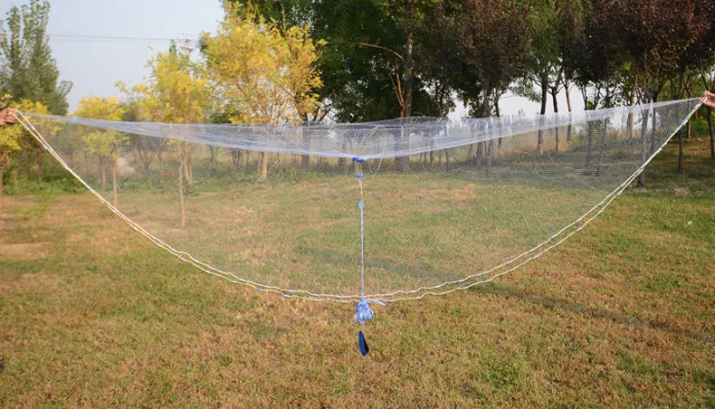 Hot Selling Size 4~12 Feet net for fishing American Nylon Monofilamenthand cast net