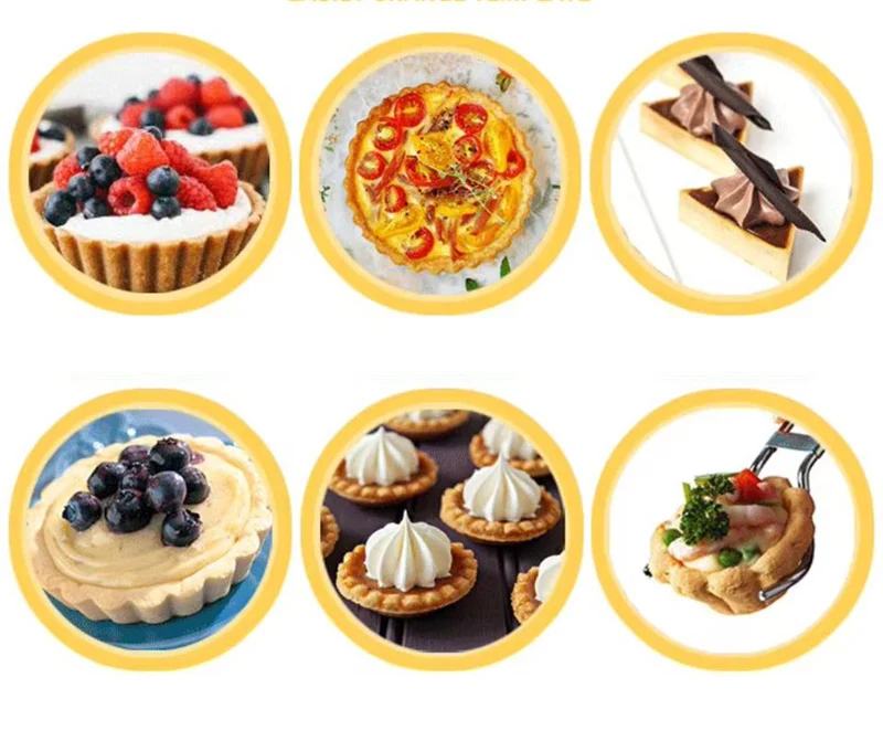 New Design Professional Waffle Pie Egg Tart Shell Maker Hot Selling Non-stick Rectangle Shaped Muffin Baking Cup Tartlets