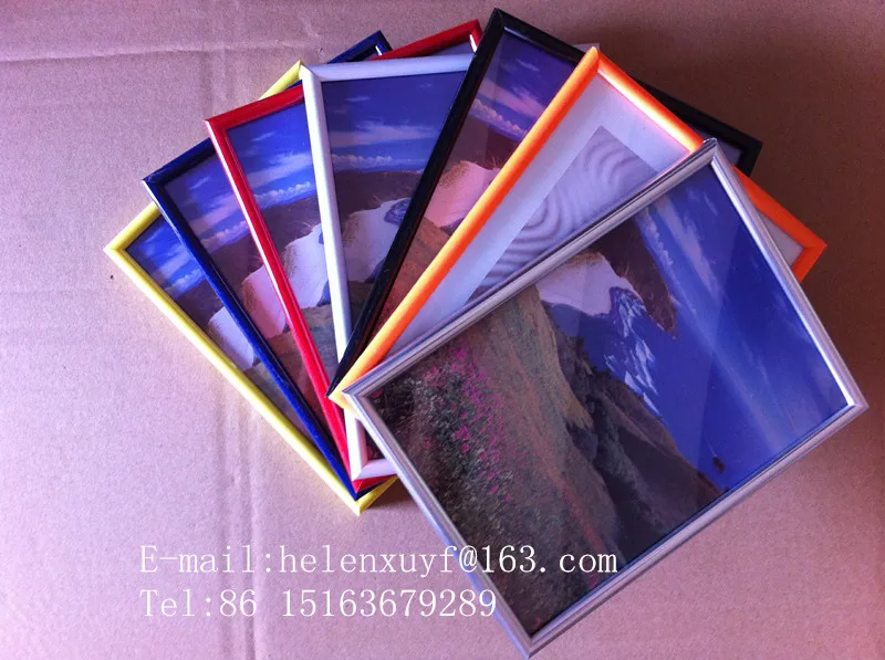 Дешевые простые фоторамки пластиковая ПВХ фоторамка A4 A3 A2 A1 20x30