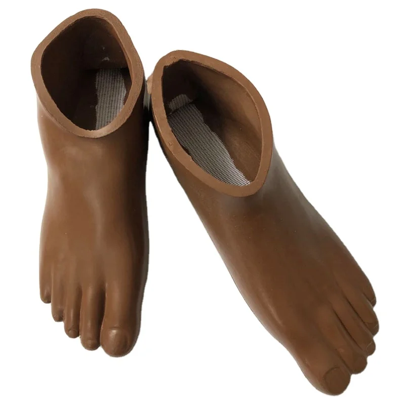 Prosthetic Leg Parts High Quality Brown Artificial Limbs Prosthetic Foot Cover