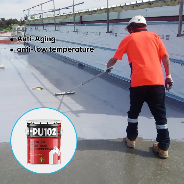 Multi Surface Leak Repair Indoor and Outdoor Coating Water-Based Easy to Apply roof rubber seal paint building roof coating
