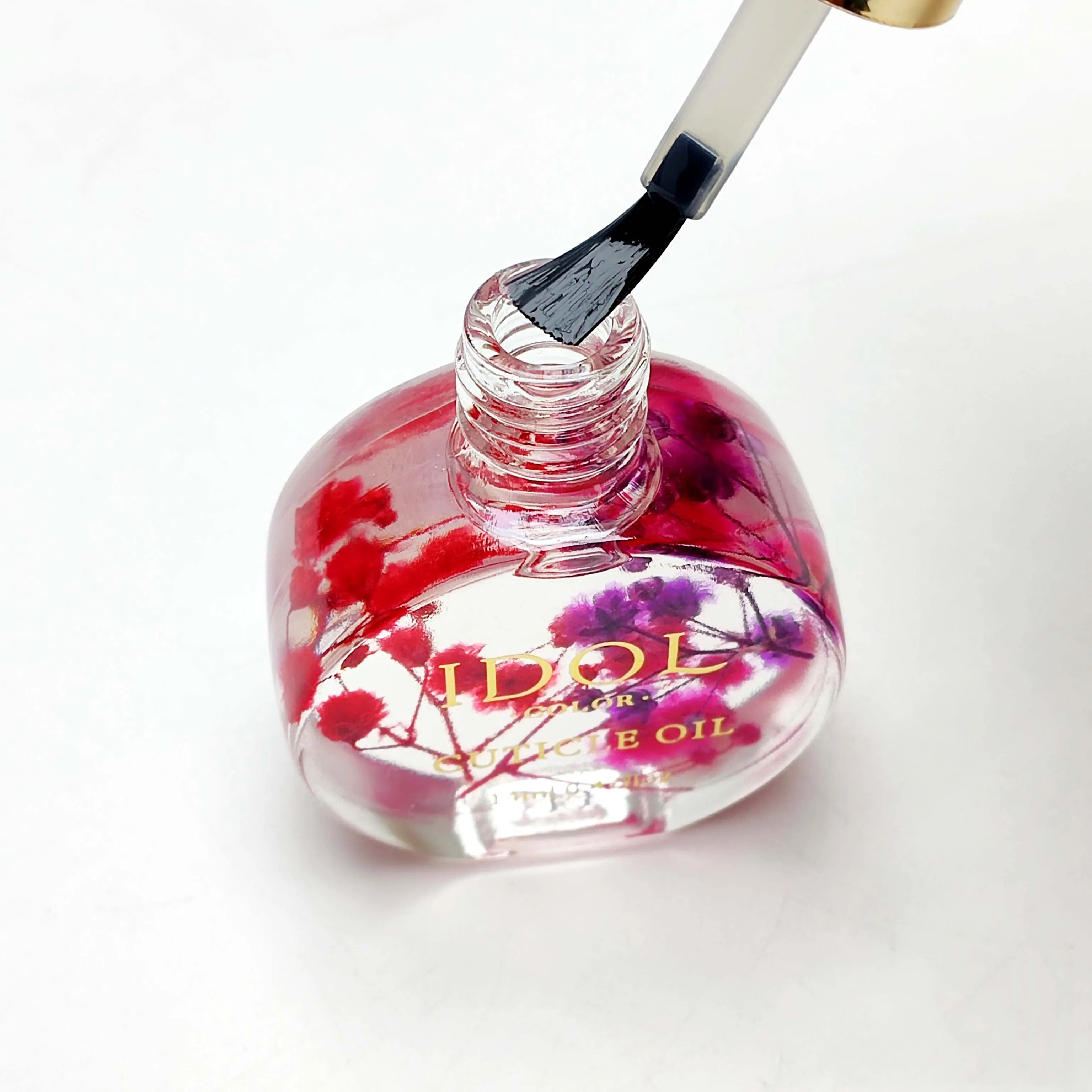 Best Selling Cuticle Oil 12 flavors Nair Care Cuticle Repair Organic Nails Natural Oil Scented Cuticle Oil with Real Flowers