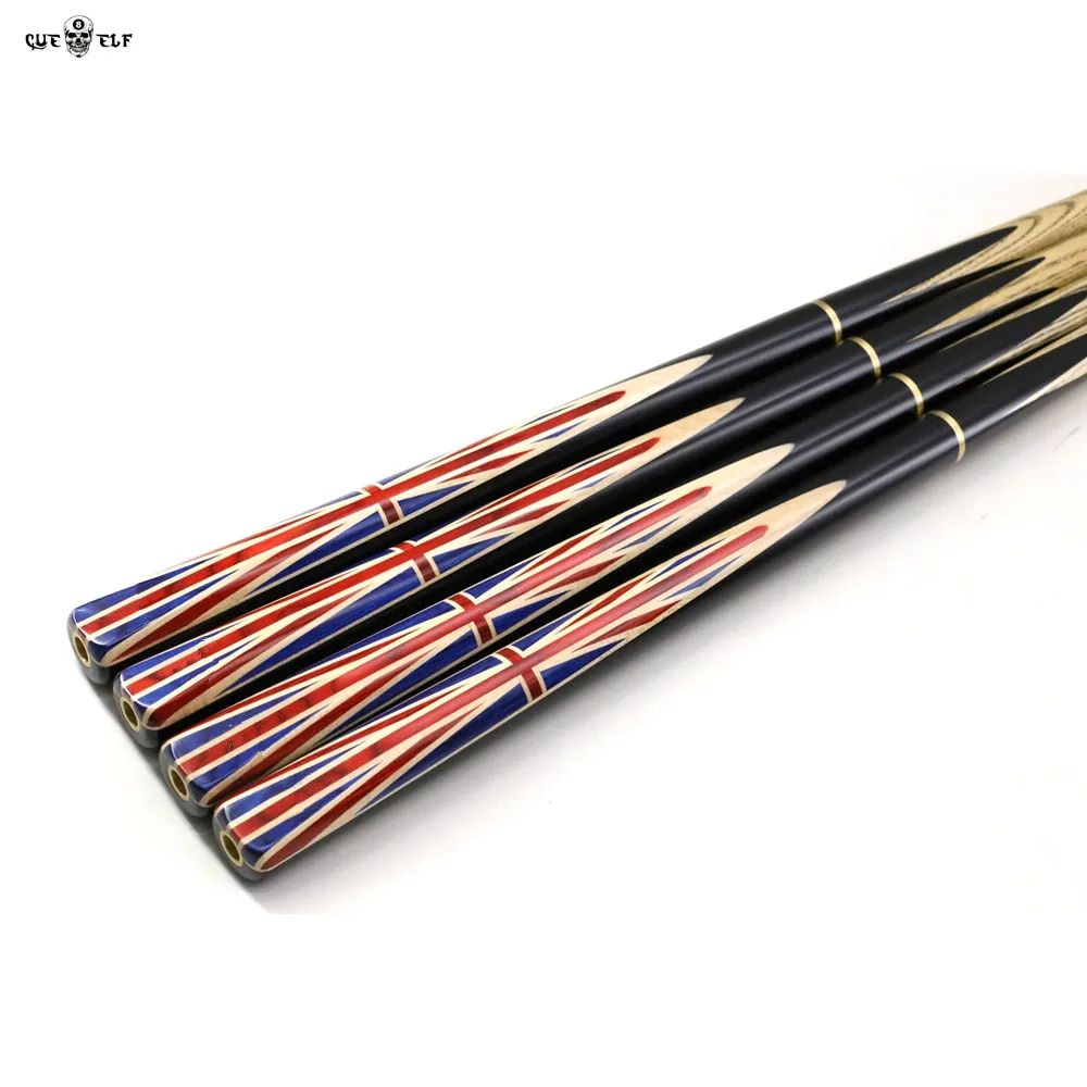 Cueelf factory price ebony wood handspliced snooker cue pool cue stick