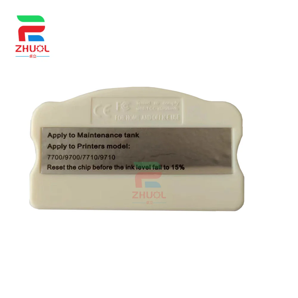 Maintenance Ink Tank Chip Resetter For Epson Stylus Pro 7700 7710 9700 9710 Printer Maintenance Box Waste Ink Tank Chip Resetter