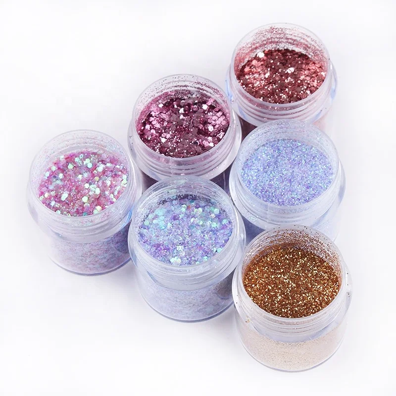 
China Wholesale Glitter DIY glitter shaker christmas polyester bulk glitter 1 kg for solvent paint 