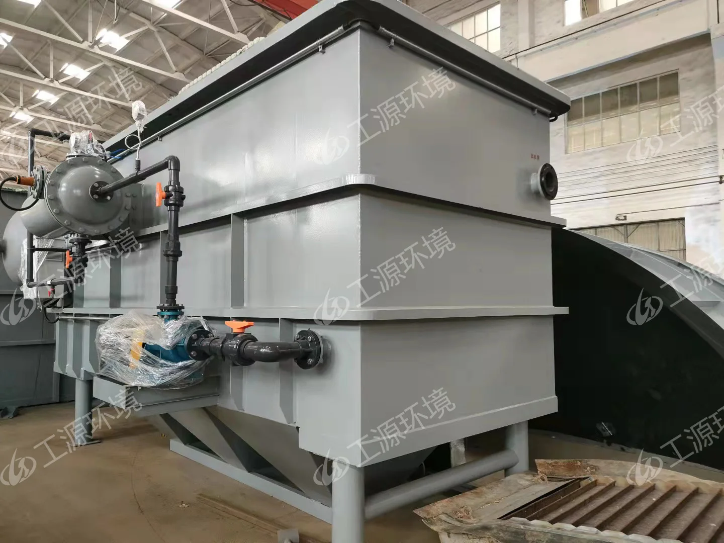 Water treatment equipment Horizontal dissolved air flotation for coking wastewater