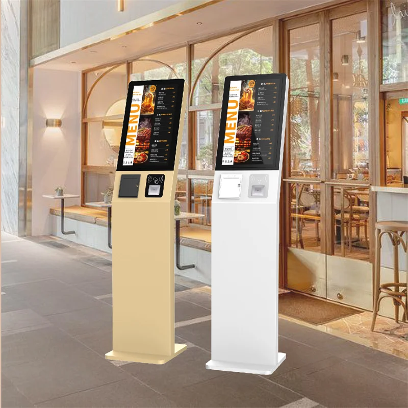 Customized LIEN Smart Self-service Ordering Machine Touch Screen Self Payment Food Ordering Kiosk In Restaurant Solution