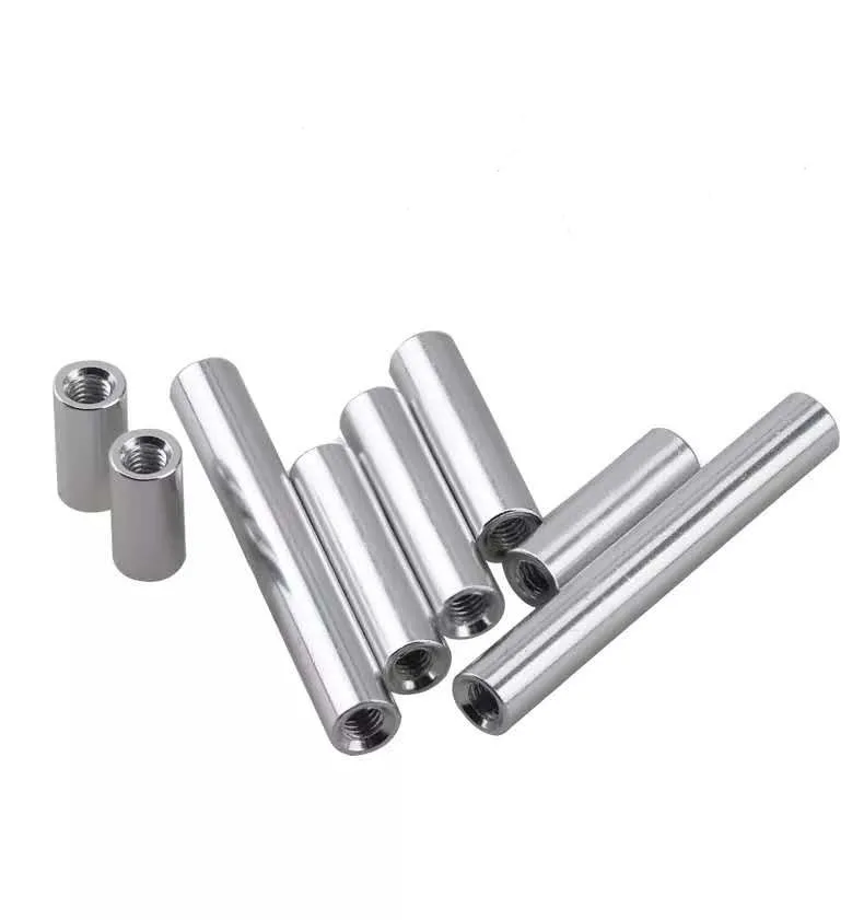 Customized high precision M2 M2.5 M3 female threaded round hollow aluminum standoff spacer