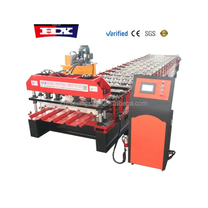 High Quality Pre-paint Galvanized Automatic Tr4 Stud Steel Tile Cutting Machine Trapezoidal Roof Roll Forming