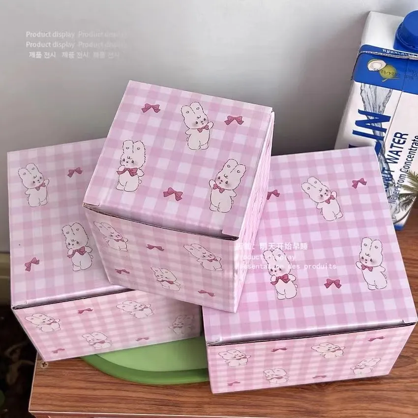 Pink rabbit square jar crisper