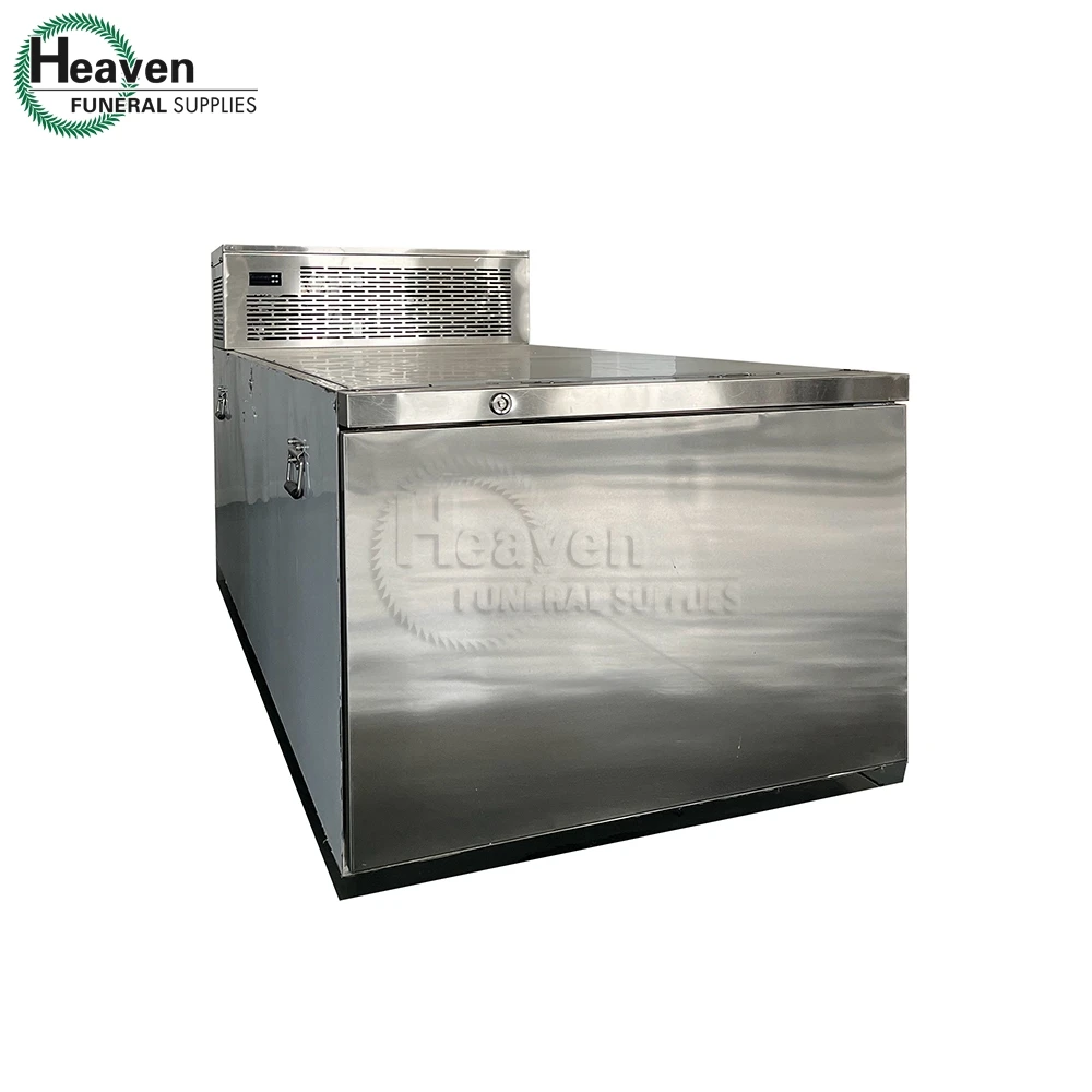 Dead Body Freezer Morgue Equipment Car Mounted 12V Mortuary Refrigerators for Corpses Cold Storage