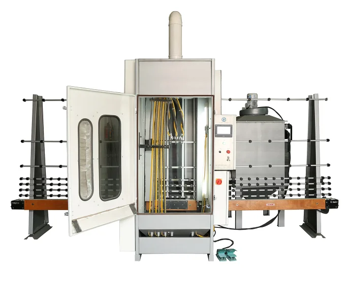 automatic glass sanding machine PLC control frost glass making machine