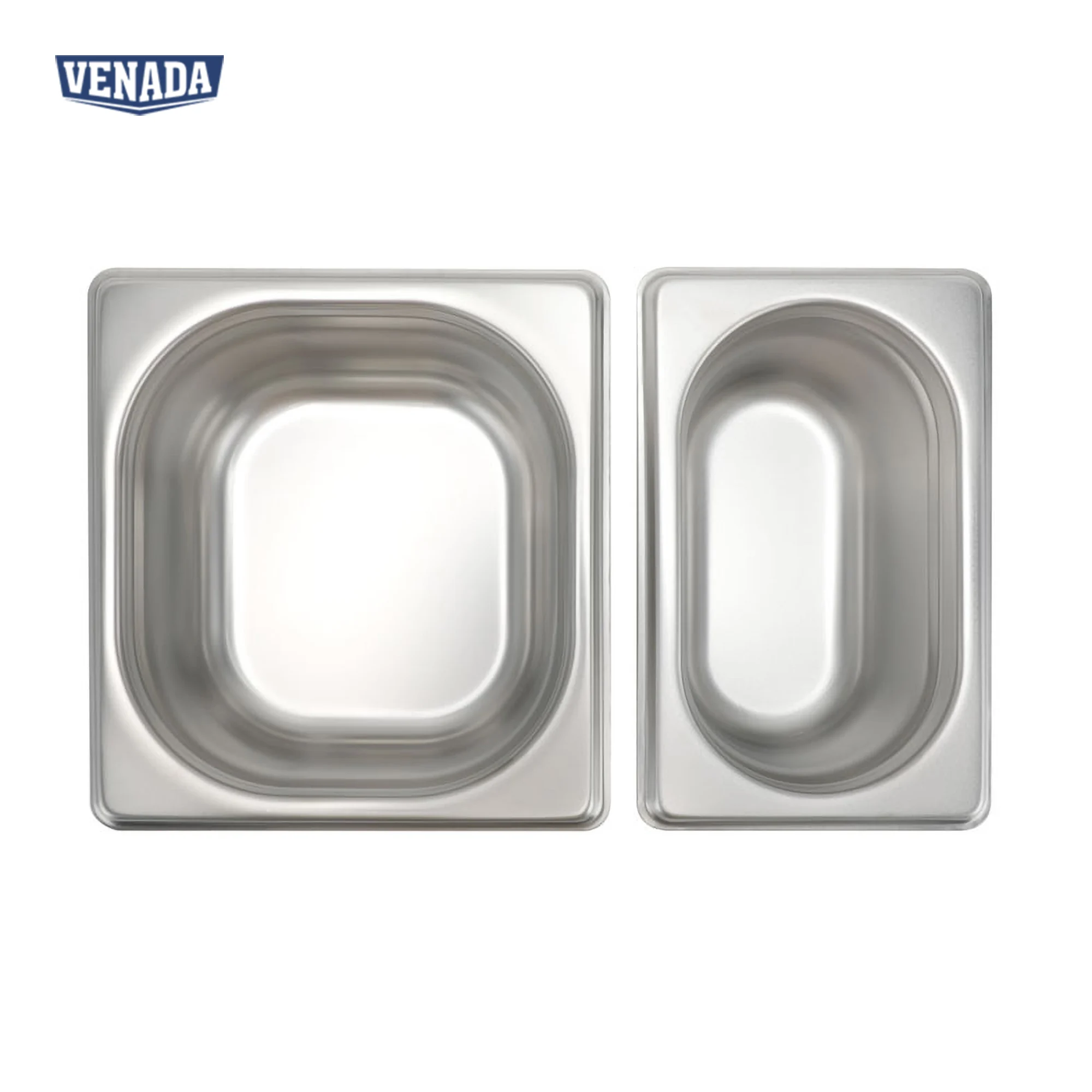 Hot Selling Food Container Gn Pan 1/9 European Style Reinforced-edged Heat Resistant Gn Pan With Cover