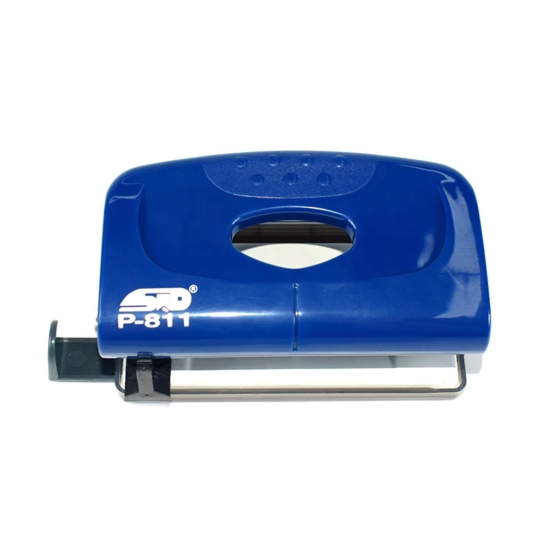 P-811 Factory Price Paper Punching Machine Round Hole Manual 2 Holes Puncher Small 2 Hole Punch