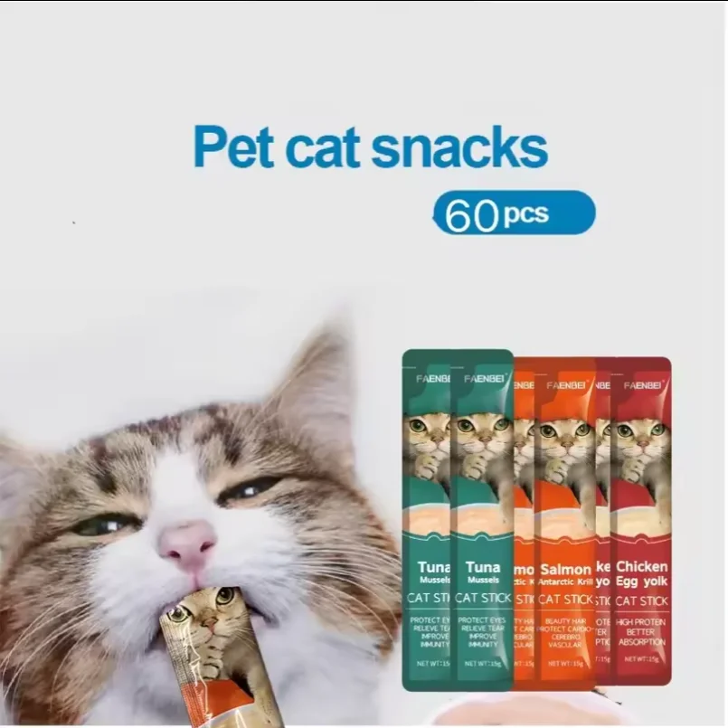 Wholesome Cat Snack Sticks  Perfectly Crafted for a Protein Packed Treat Time