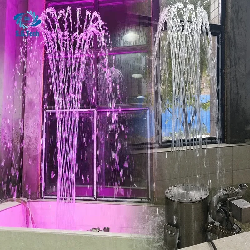 Outdoor Garden Water Pond Pool Laminar Jumping Jets Music Dancing Water Fountain Nozzle