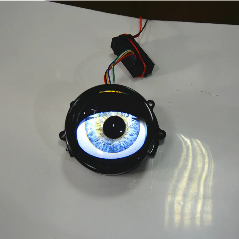 HearxinLED Demon Eyes Led Headlights Lens 3.0 Inch Bi Led Projector Car Bulbs Eagle Eye Light Car Light Accessories