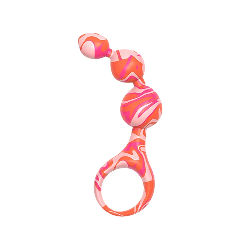 Camouflage Anal Plug Beads Sex Toys for Women Men Silicone Factory Wholesale Cheaper Sex Product