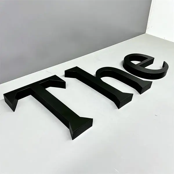 Логотип на заказ из нержавеющей стали настенный Знак 3D вывеска письмо логотип металлический канал деловая доска