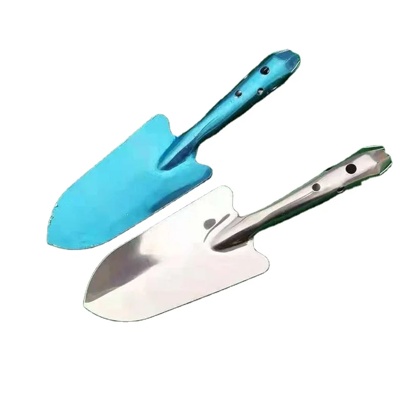 Прямая продажа с фабрики, миниатюрная Цветочная лопата из нержавеющей стали, маленький инструмент для копания, садовая лопата