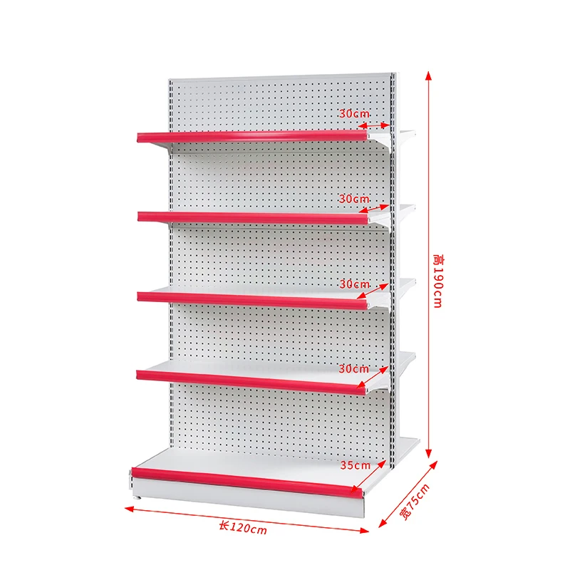 Leke  120*75*190 Affordable Price Display Gondola Racks And Stands For Supermarket Display Racks And Stands For Shopping Mall