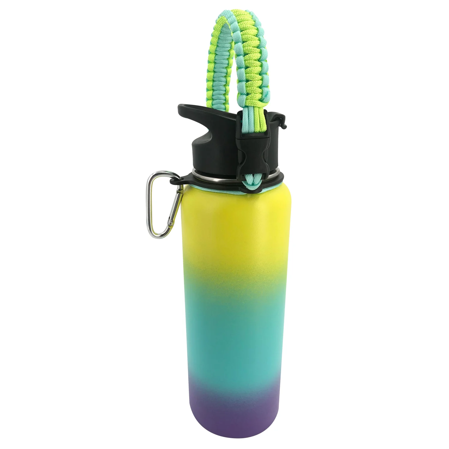 550 Outdoor Paracord Bottle Handle for Wide Mouth Water Bottle