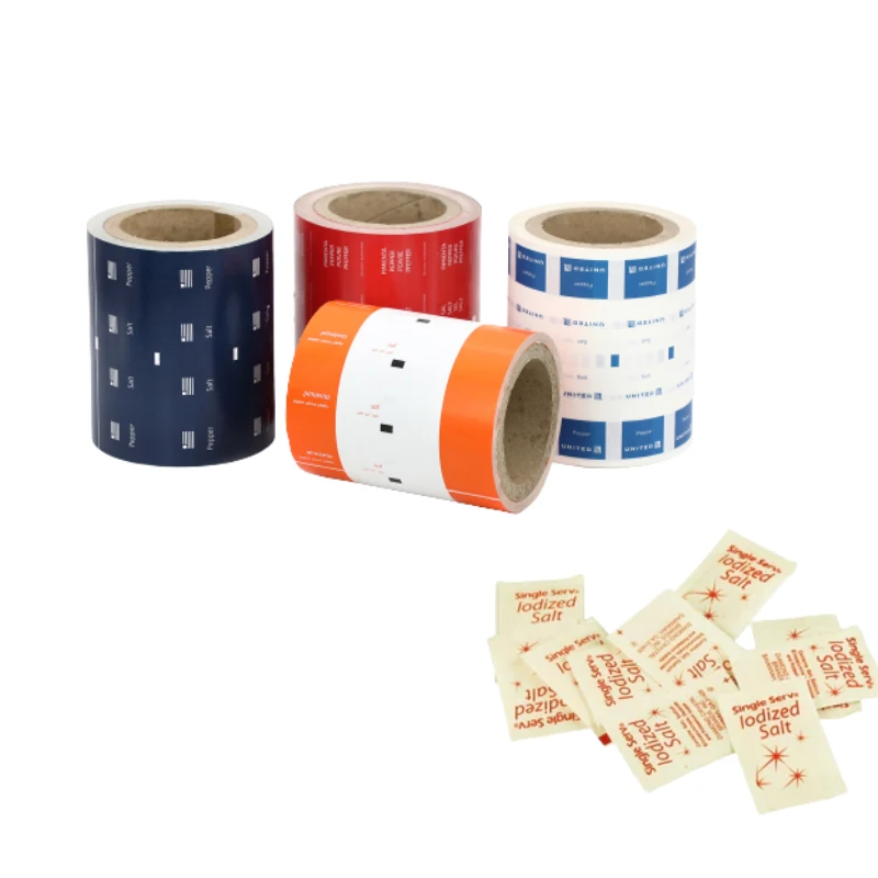 customized waterproof paper/pe coffee sugar sticks or sachet packaging for auto packing machine