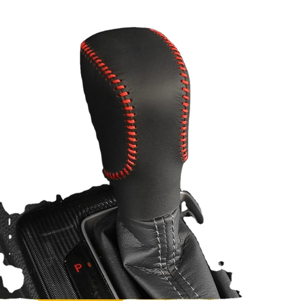 Shift handle protective sleeve knob cover Wholesale customized anti-skid leather automobile shift knobcover for2019 -2023 Civic