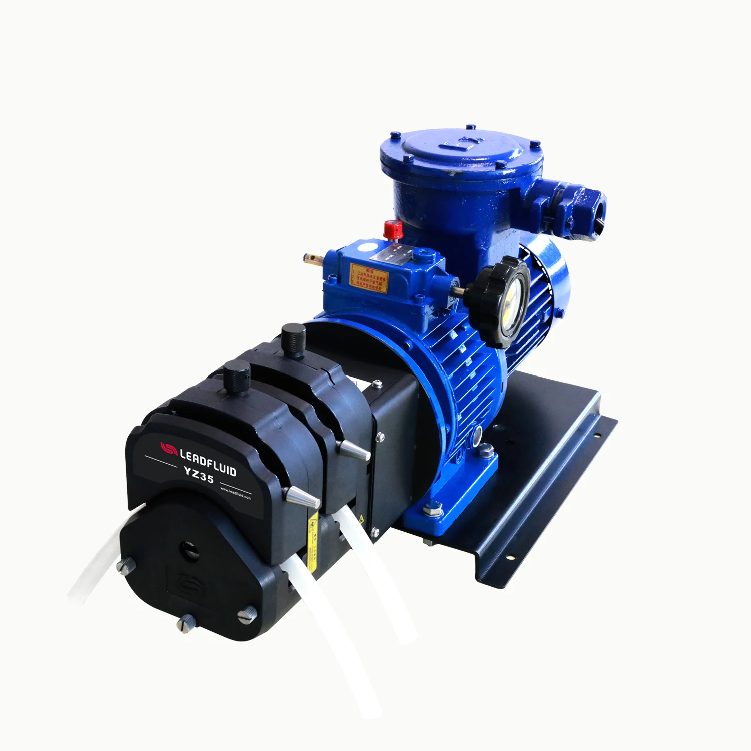 Easy-Load peristaltic pump head with PPS material YZ35 pump head with big flow 13L/MIN