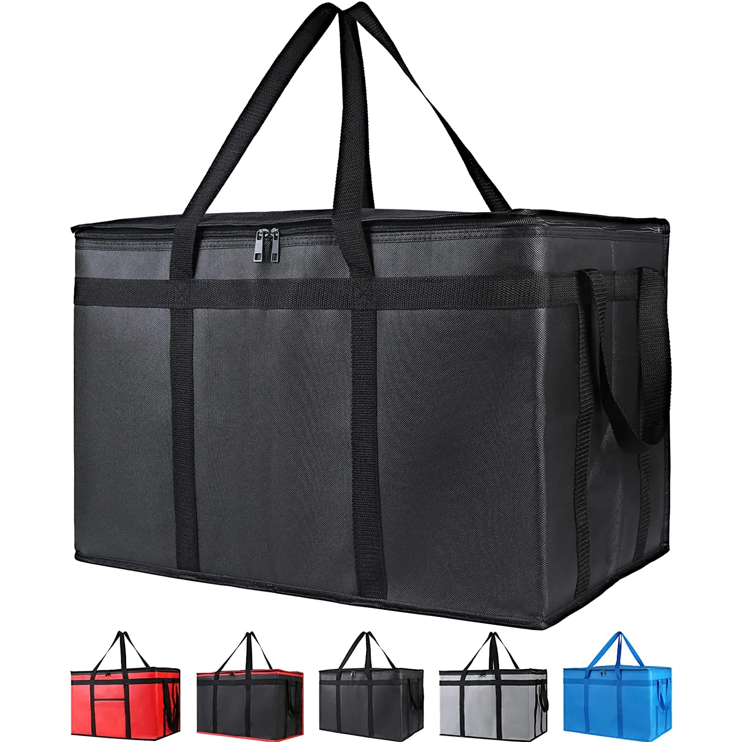 Therm-o-tote Grocery Food Delivery Extra Large Insulated Non Woven Thermo Bag Sac Thermal Cooler Bag Insulated Tote