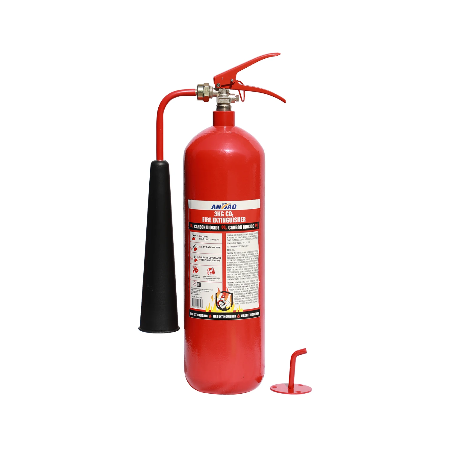High quality Emty cylinder empty tank 15 lbs co2 fire extinguishers