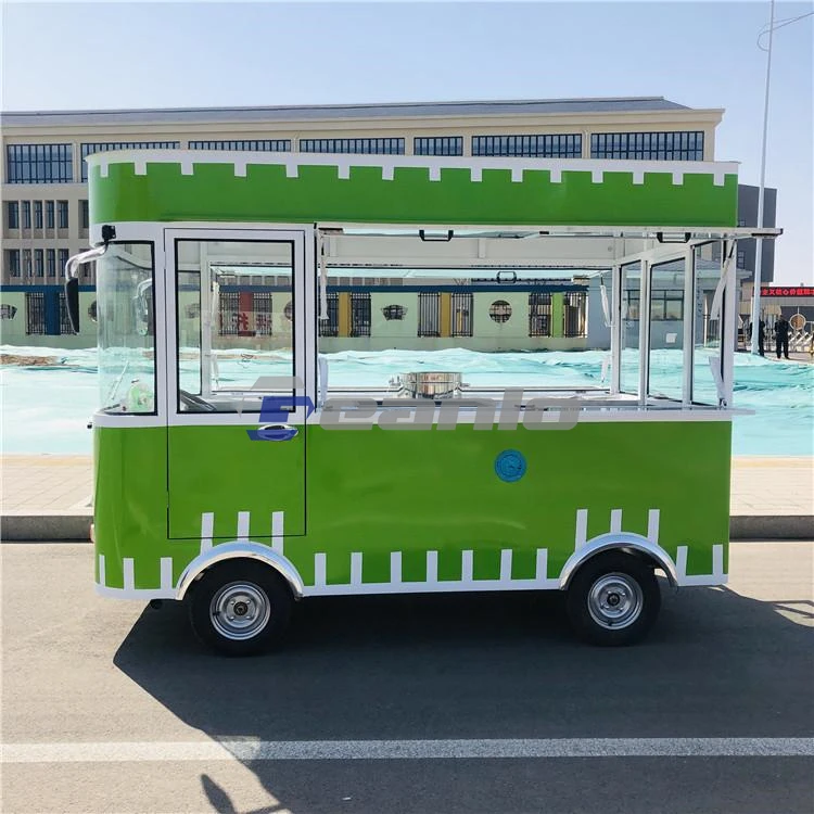 Прицеп GEANLO Hotdog для пиццы кофейная тележка мобильный прицеп кухни ресторана киоск быстрой закуски фаст-фуда трейлер еды