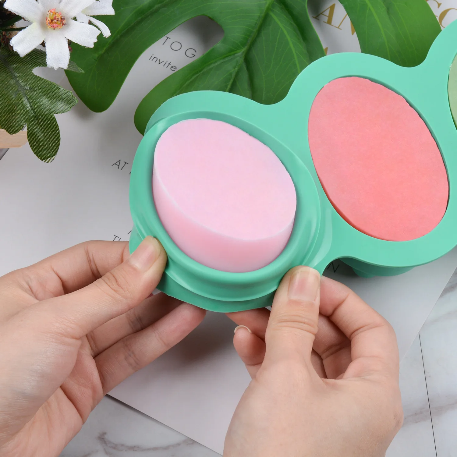 Manufacturer Customized Massage Bar Silicone Molds 4 Cavities 4.5oz Soap Mold For Diy Soap Chocolate Candle Making