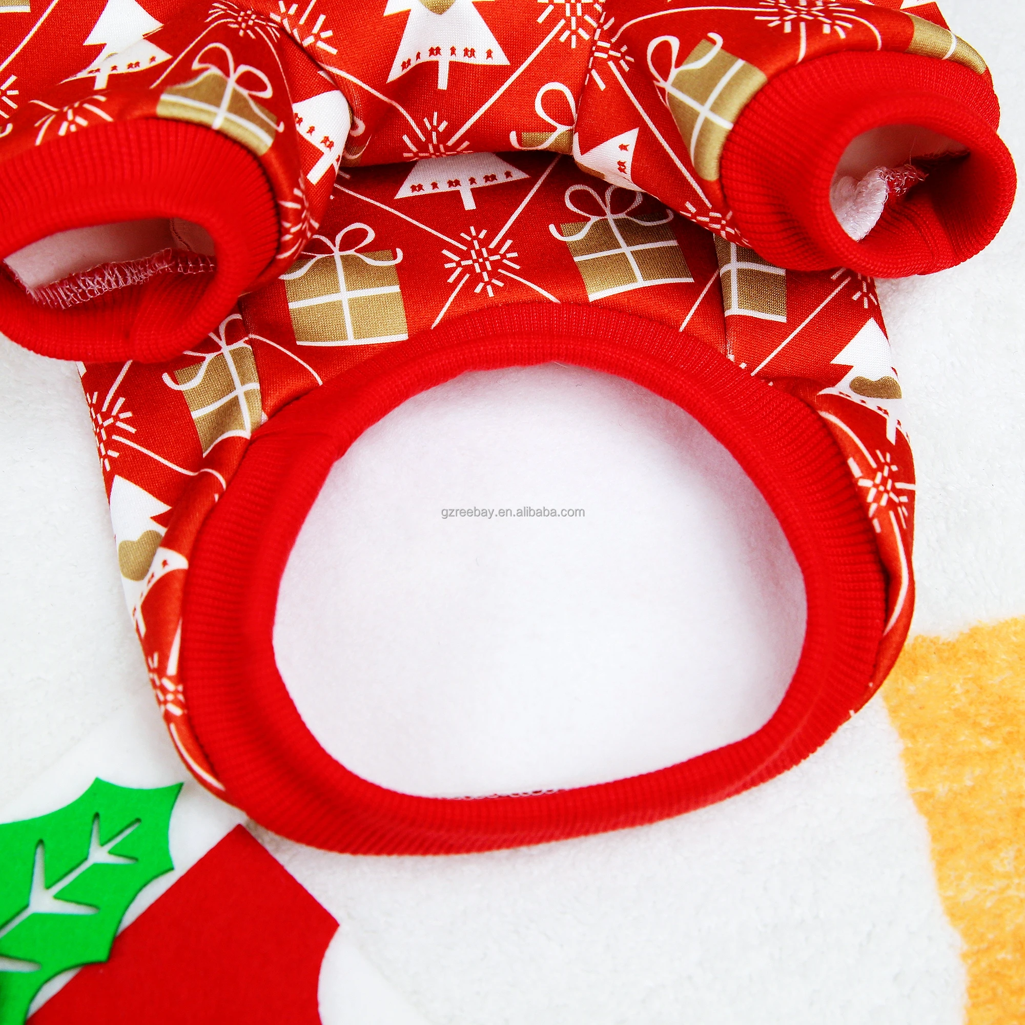 Wholesale Winter Festival Soft Comfortable Puppy Teddy Sweater Jersey Vest Dog Christmas Pet Clothes For Dog Cat