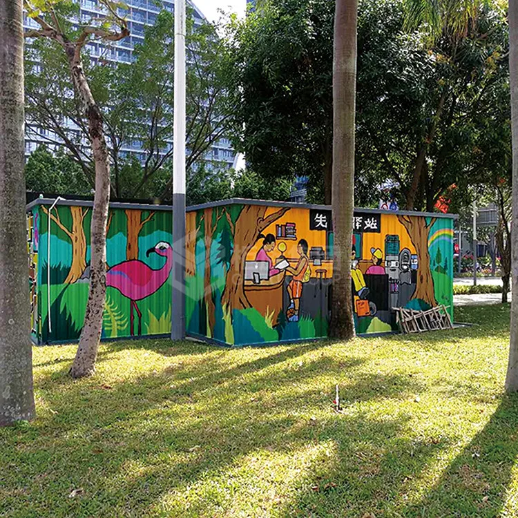 China sale prefab 20ft 40ft container shipping shop prefabricated shop container/container coffee shop bar