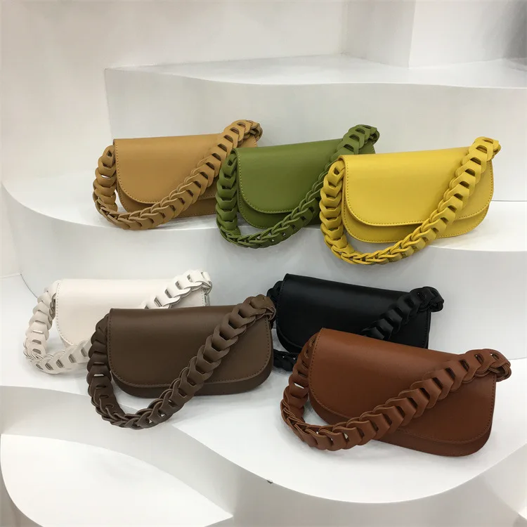 BM9160 Korean Style luxury Women Casual Clutch Bag Hollow Out Weave Strap Armpit Designer Bag Women Handbag