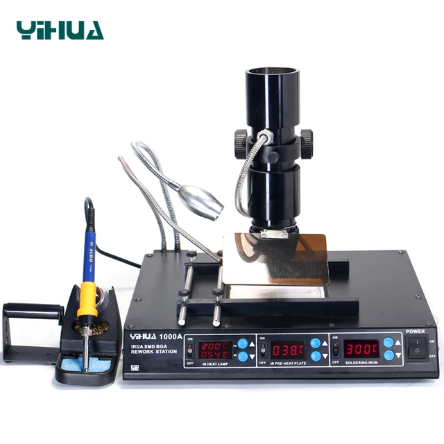 YIHUA 1000A infrared preheating smd rework soldering station