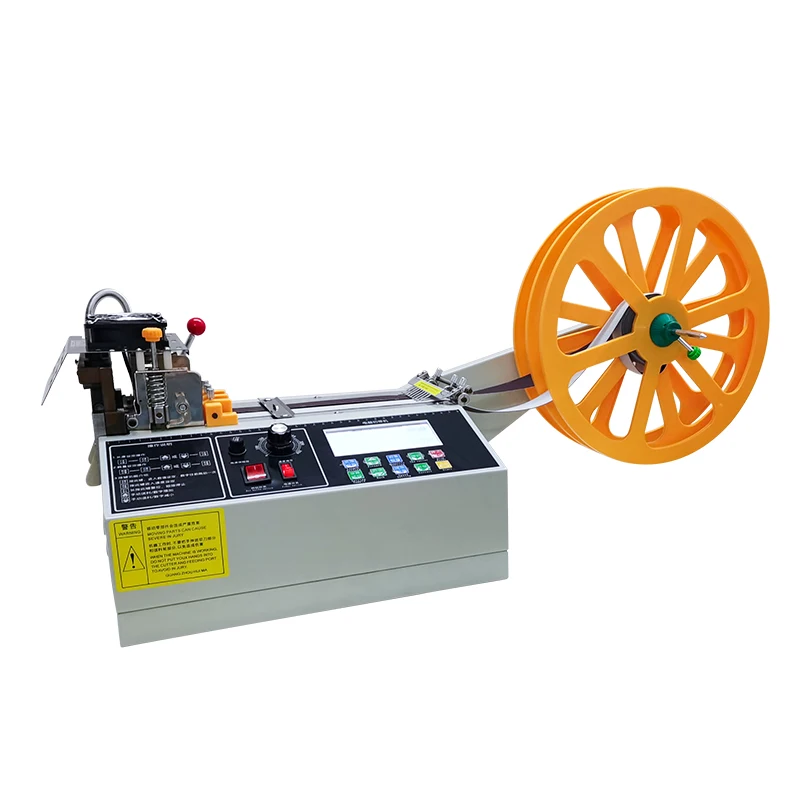 Automatic Fabric Tape Cutting Machine Polyester Strip And Adhesive Hot Tape Cutting Machine