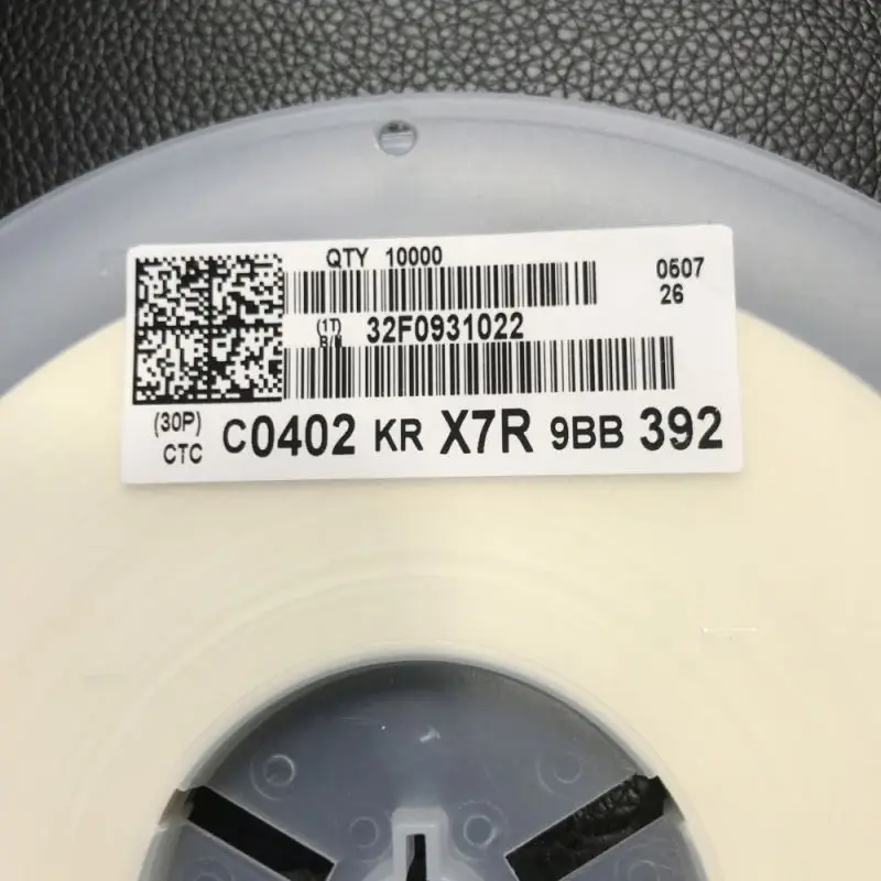 
 Новый оригинальный керамический конденсатор Cc0402Krx7R9Bb392 3900Pf 3.9Nf 10% 50V X7R 0402 (1005 метрический)  